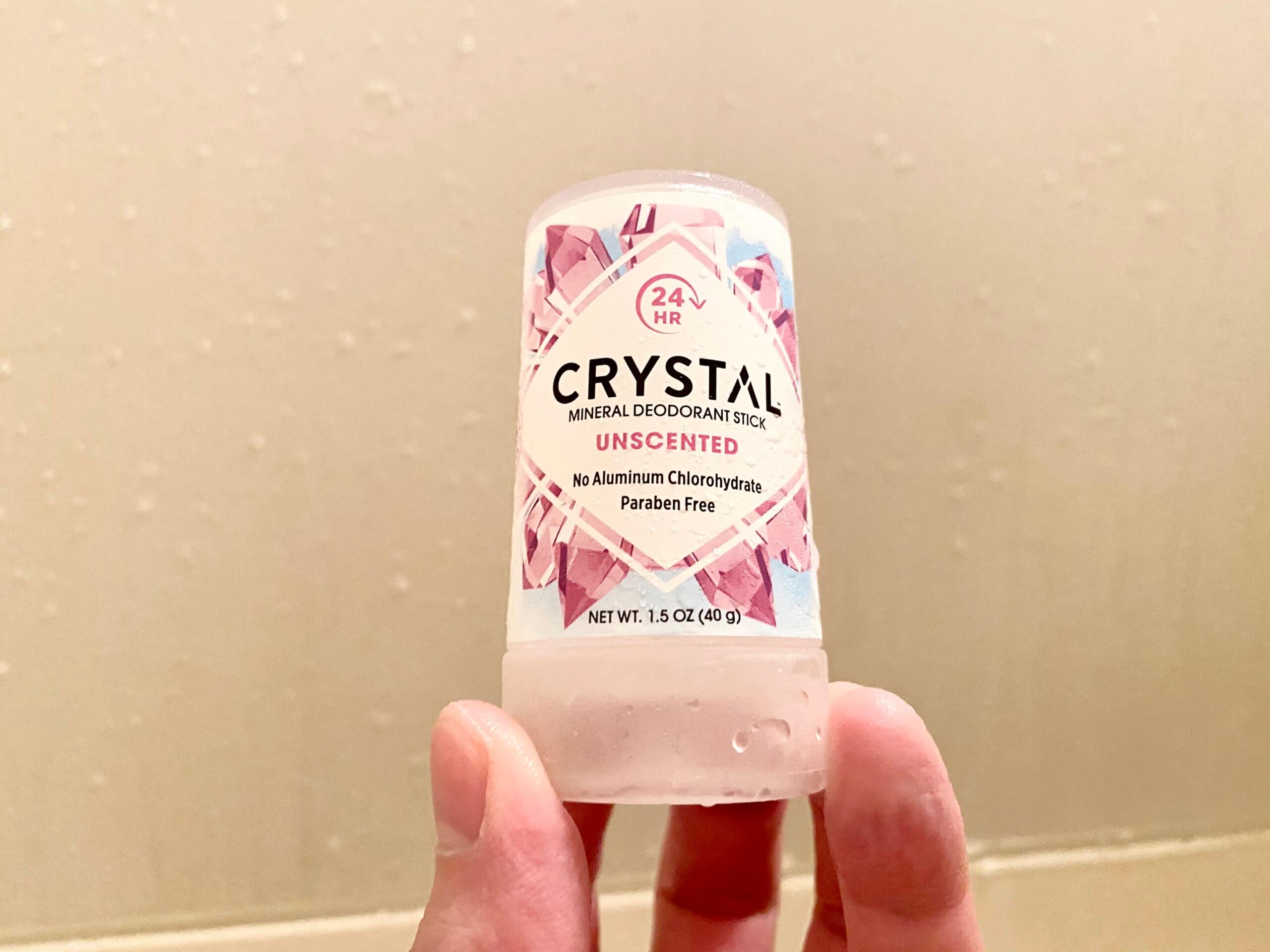 300円 誠実 新品 Crystal Body Deodorant トラベルスティック デオドラント 携帯用 無臭 ワキガ 腋臭